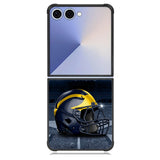 michigan wolverines helmet X02122 Samsung Galaxy Z Flip 7 Case