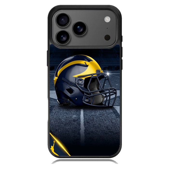 michigan wolverines helmet X02122 iPhone 17 Pro Case