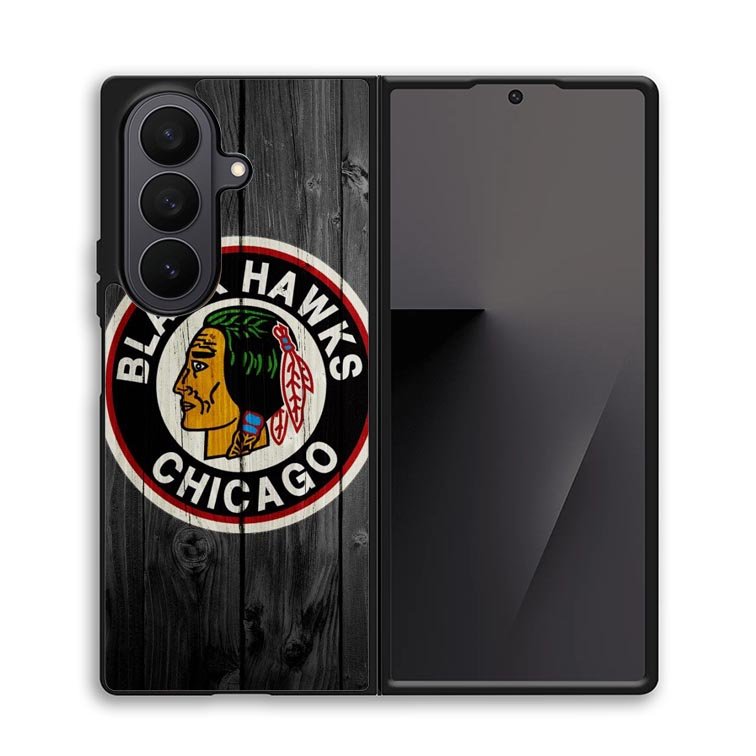 chicago blackhawks brown X02110 Samsung Galaxy Z Fold 7 Case