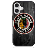 chicago blackhawks brown X02110 iPhone 16 Case