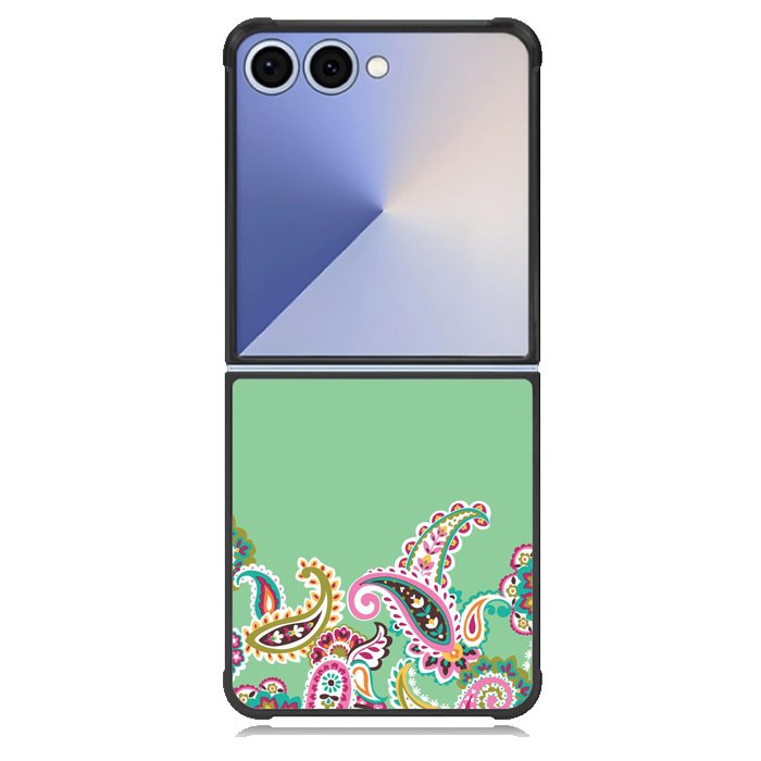 vera bradley green X02093 Samsung Galaxy Z Flip 7 Case