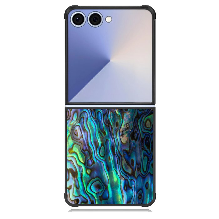 holographic abalone shell X02076 Samsung Galaxy Z Flip 7 Case