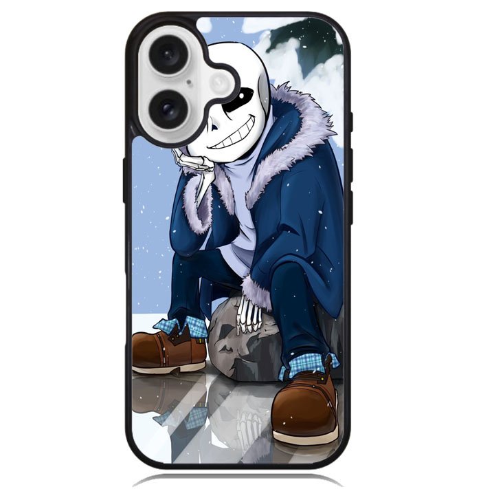 undertale sans cute X02074 iPhone 16 Plus Case