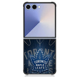 toronto maple leafs black X02069 Samsung Galaxy Z Flip 7 Case