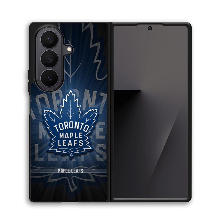toronto maple leafs black X02069 Samsung Galaxy Z Fold 7 Case