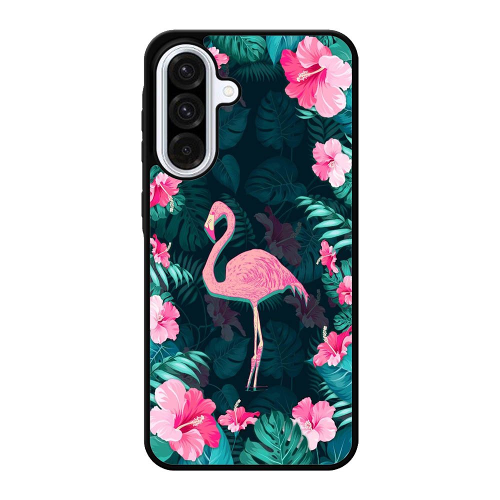 Flamingo And Flowers Samsung Galaxy A56 Case FE8035