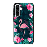 Flamingo And Flowers Samsung Galaxy A56 Case FE8035