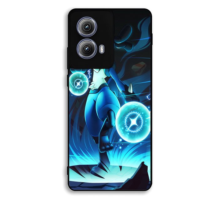 Pokemon Luxury Lucario Motorola Moto Edge 2024 Case FE6435