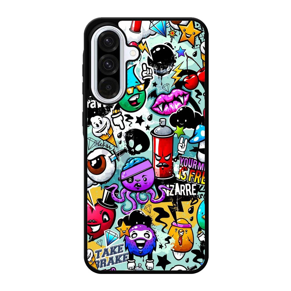 Cartoon Graffiti Samsung Galaxy A56 Case FE5898