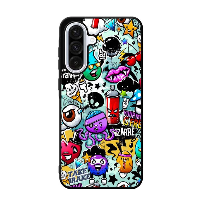 Cartoon Graffiti Samsung Galaxy A36 Case FE5898
