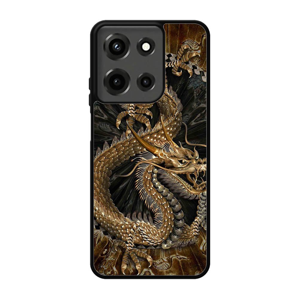 Black And Gold Dragon Motorola Moto G 5G 2025 Case FE6706