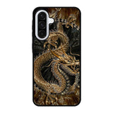 Black And Gold Dragon Samsung Galaxy A56 Case FE6706