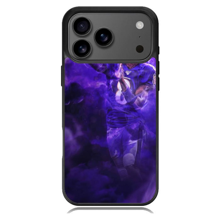 Lamar Jackson Smoke iPhone 18 Pro Case DC1006