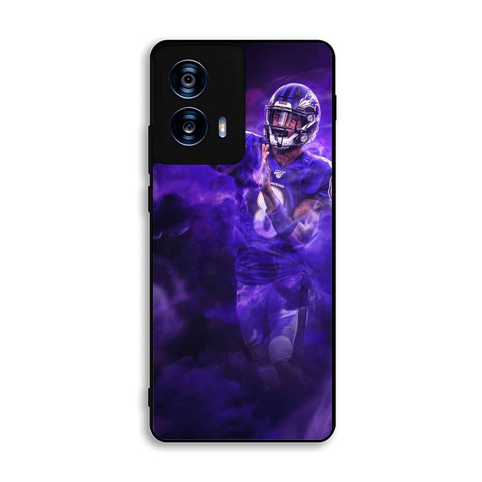 Lamar Jackson Smoke Motorola Moto G Power 5G 2024 Case FE7035