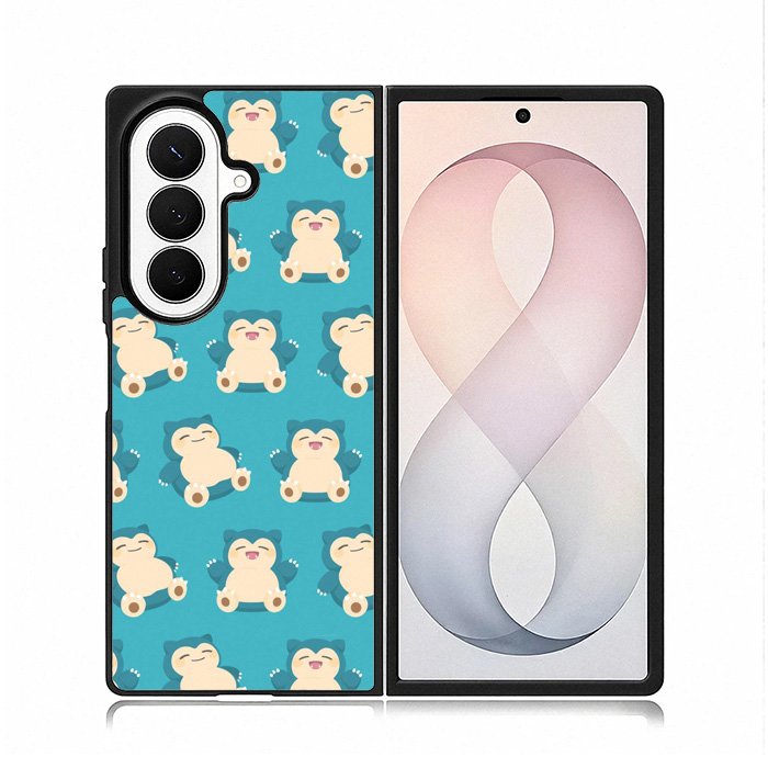 Snorlax Collage Samsung Galaxy Z Fold 8 Ultra Case DC1690