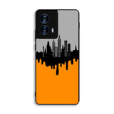 Black Orange Motorola Moto G Power 5G 2024 Case FE3016