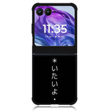 Sad Japanese Motorola Moto Razr 2024 , Moto Razr 50 Case