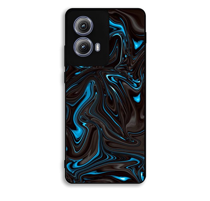 Blue liquid Motorola Moto Edge 2024 Case FE4315