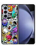 Grafitti Cartoon Samsung Galaxy Z Fold 5 5G Case FZ9582