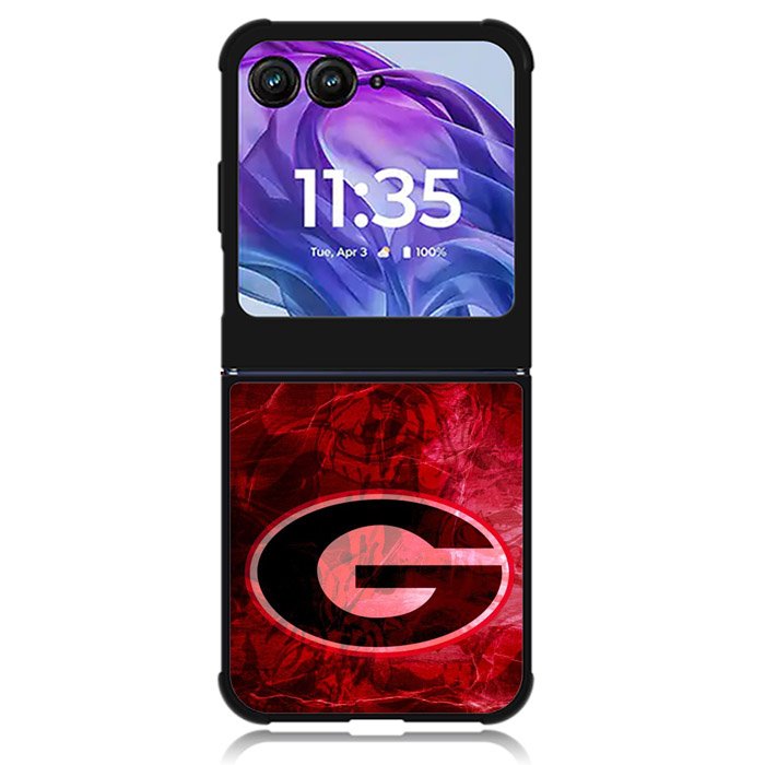 Georgia Bulldogs 3rd Motorola Moto Razr 2024 , Moto Razr 50 Case