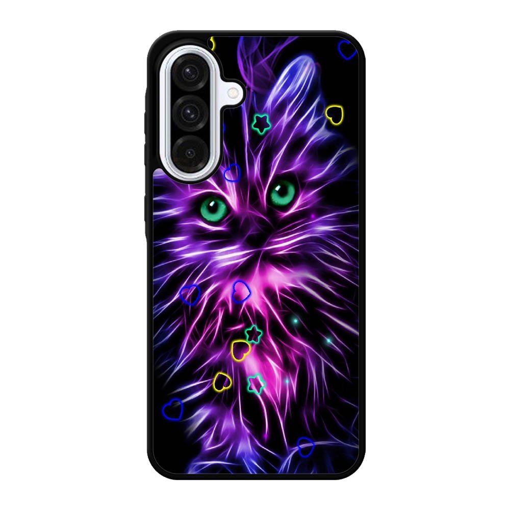 Cat Glow Purple 2nd Samsung Galaxy A56 Case FE2705