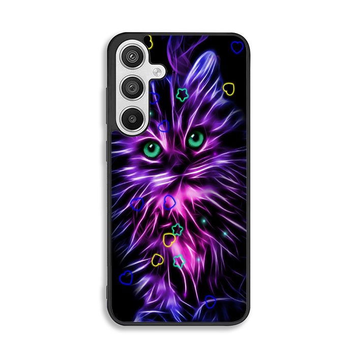 Cat Glow Purple 2nd Samsung Galaxy A26 Case FE2705