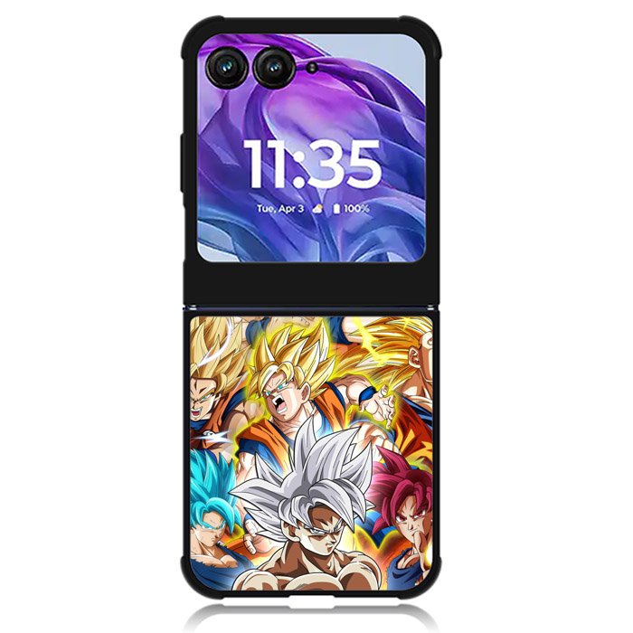 Goku transformations Motorola Moto Razr 2024 , Moto Razr 50 Case