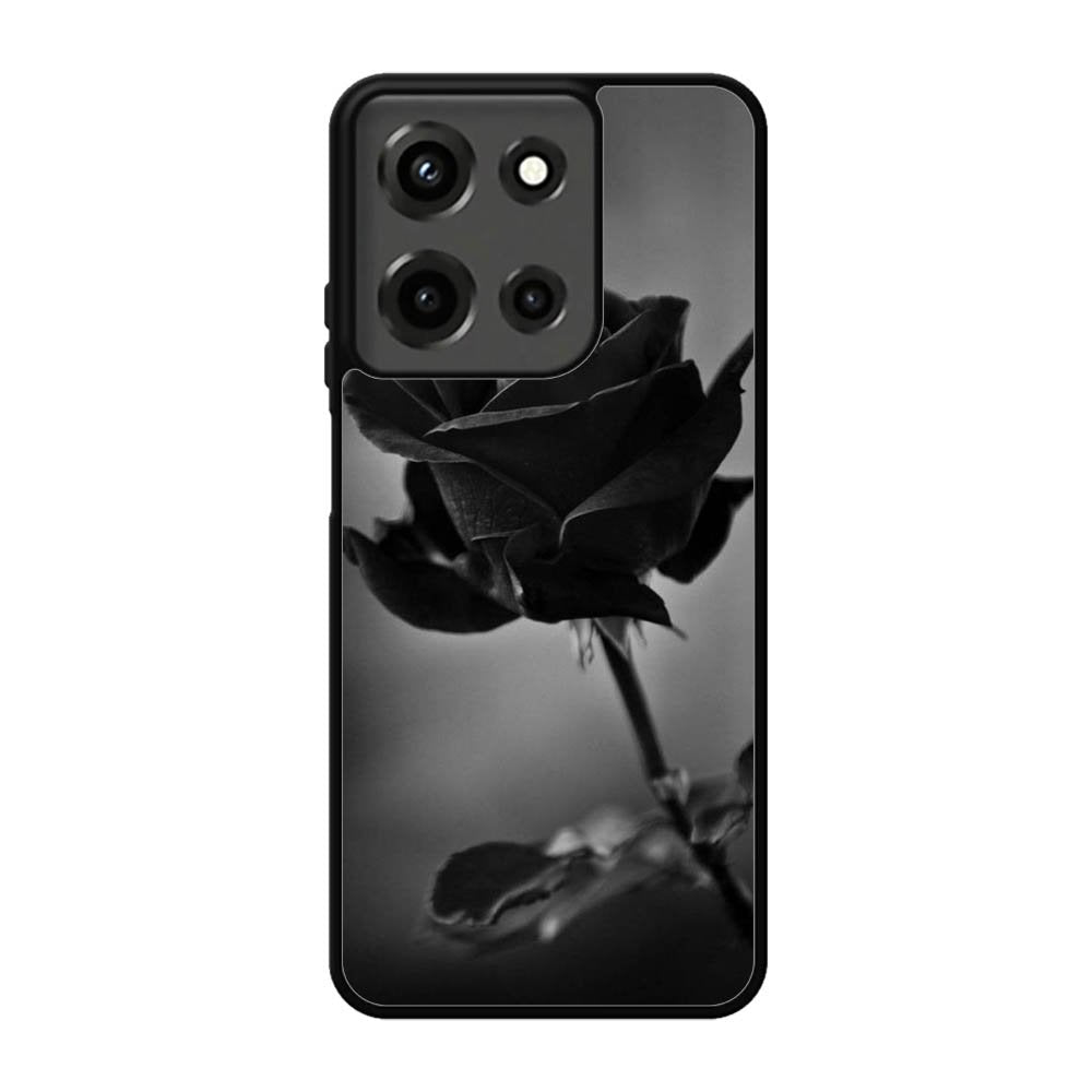 Black Rose Motorola Moto G 5G 2025 Case FE1328
