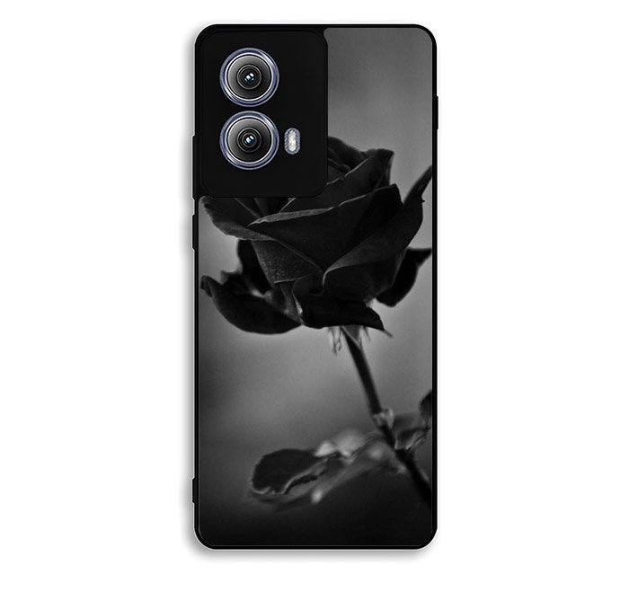 Black Rose Motorola Moto Edge 2024 Case FE1531
