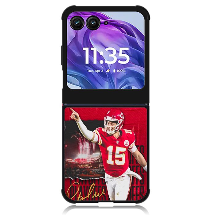 Patrick Mahomes 2nd Motorola Moto Razr 2024 , Moto Razr 50 Case