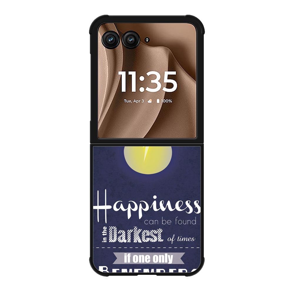 Happiness quote Harry Potter X0513 Motorola Moto RAZR Plus 2025 Case