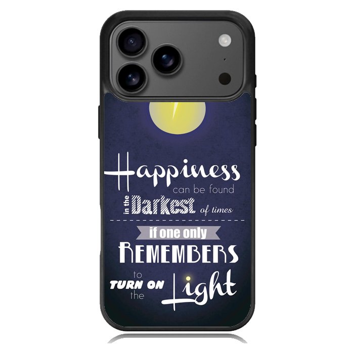 Happiness quote Harry Potter X0513 iPhone 17 Pro Max Case