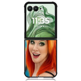 hayley williams paramore band painting  X0602 Motorola Moto Razr+ Plus 2024/2025 Case, Motorola Razr 50 Ultra/50s Ultra Case