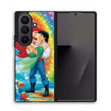 Little Mermaid Ariel Eric rainbow X0631 Samsung Galaxy Z Fold 7 Case