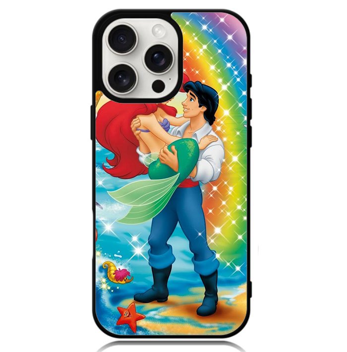 Little Mermaid Ariel Eric rainbow X0631 iPhone 16 Pro Max Case