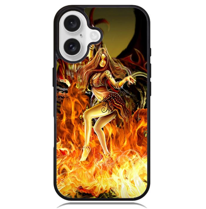 fire women X1048 iPhone 16 Case