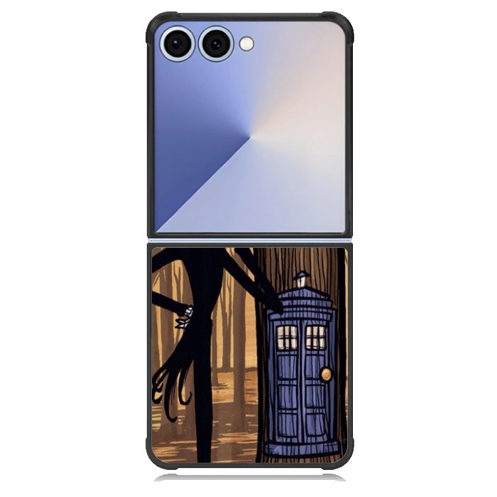 Jack Skellington Tardis X1077 Samsung Galaxy Z Flip 7 Case