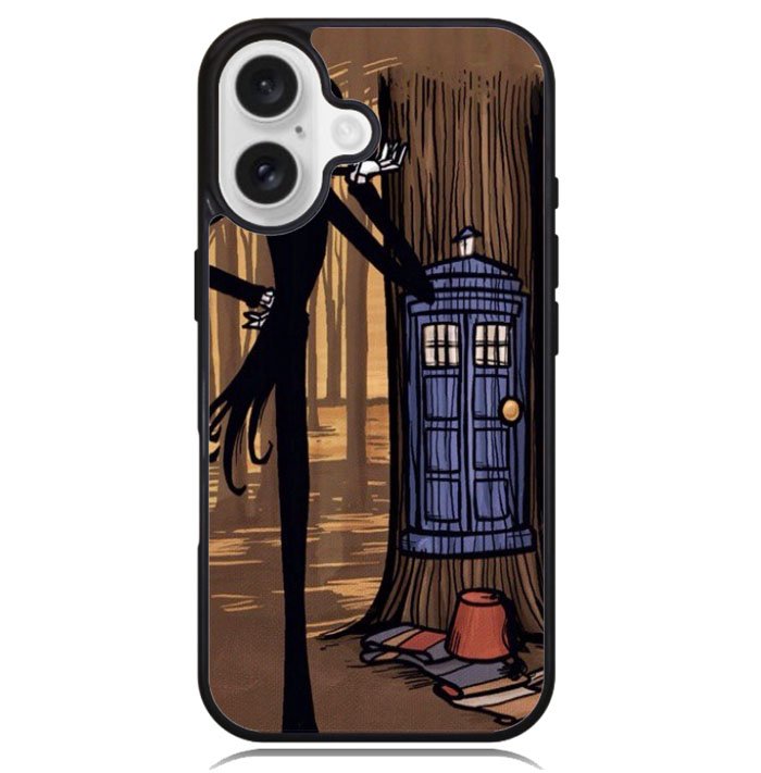 Jack Skellington Tardis X1077 iPhone 16 Case