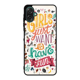 Girls Just Want To Have Fun X1138 Samsung Galaxy A07 Case