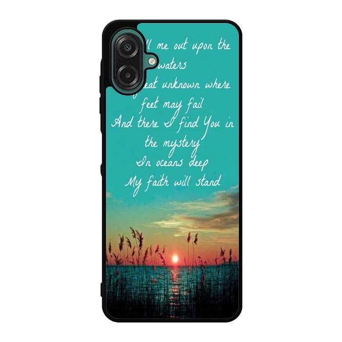 Hillsong United Oceans Lyrics X1143 Samsung Galaxy A07 Case