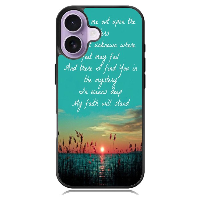 Hillsong United Oceans Lyrics X1143 iPhone 17 Case