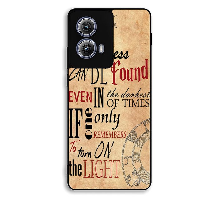 Harry Potter book quote Motorola Moto Edge 2024 Case FE5735
