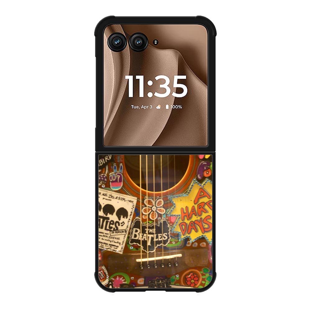 hippie beatles X1207 Motorola Moto RAZR Plus 2025 Case