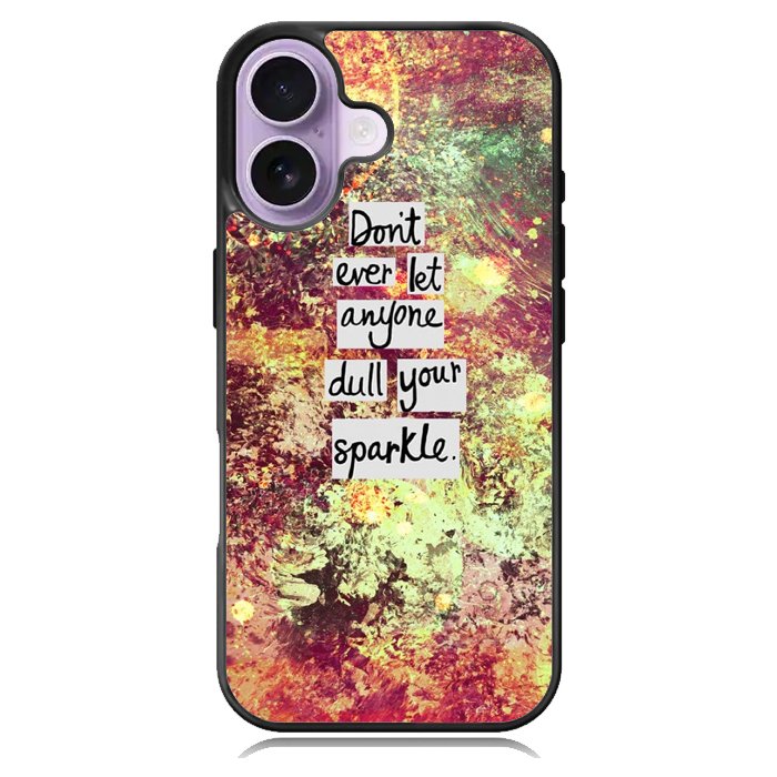 Inspirational Quote sparkle X1218 iPhone 17 Case