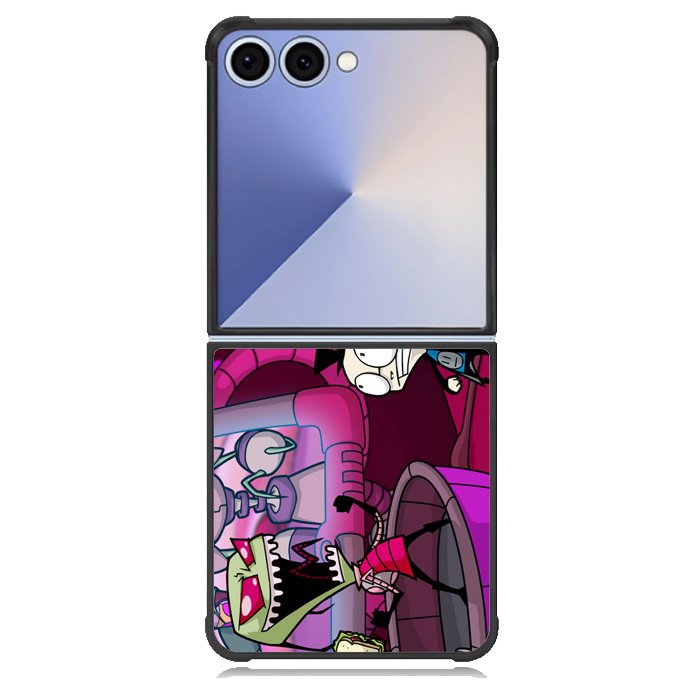 invader zim cartoon  X1215 Samsung Galaxy Z Flip 7 Case