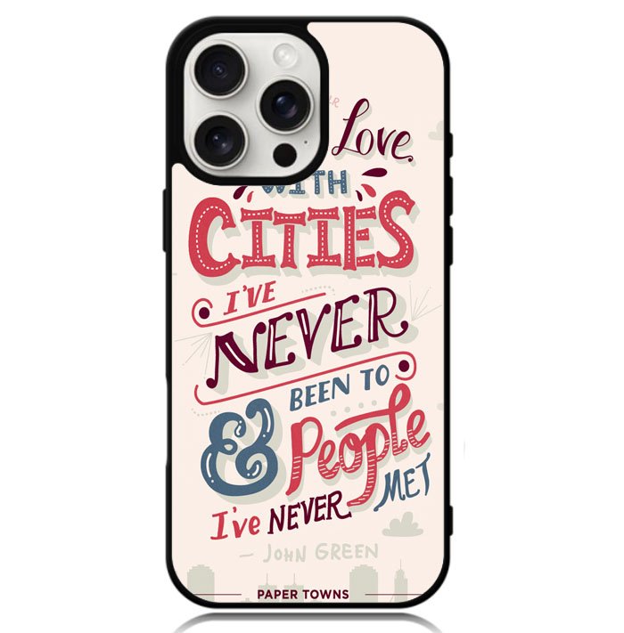john green, paper towns X1201 iPhone 16 Pro Case