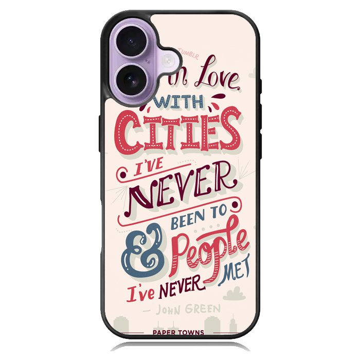 john green, paper towns X1201 iPhone 17 Case