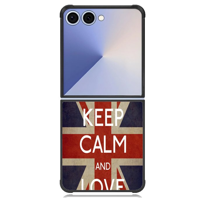 Keep Calm and Love 1D X1244 Samsung Galaxy Z Flip 7 Case