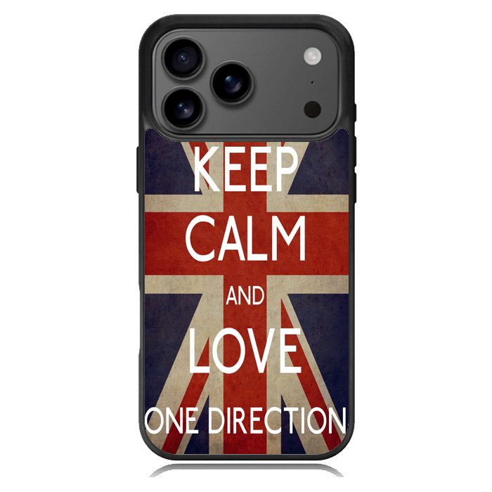 Keep Calm and Love 1D X1244 iPhone 17 Pro Case