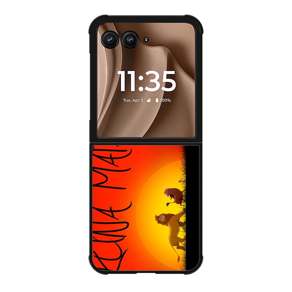 Lion king hakuna matata X1249 Motorola Moto RAZR Plus 2025 Case